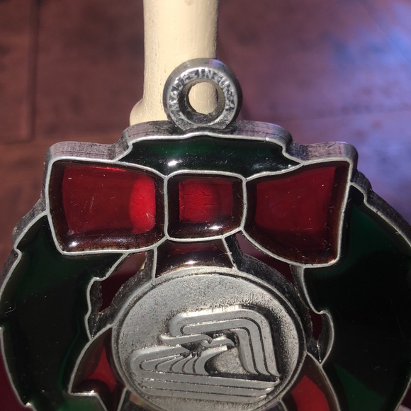 Bird Ornament stain glass with metal - Picture 2 of 13